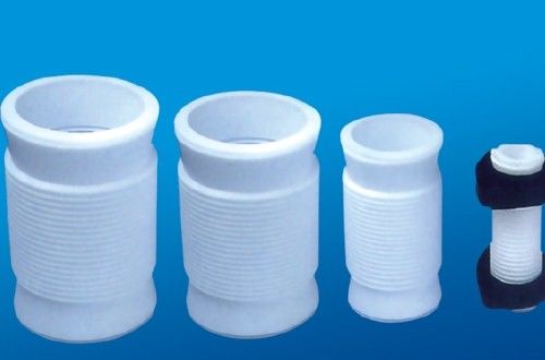 백색 PTFE 관, 2.10g/cm ³ PTFE 금속 관을 위한 연약한 합동/PTFE 물자 협력 업체